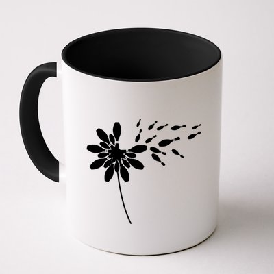 Dandelion Bowling Pin Gift For Bowling Player Bowling Gift Mug