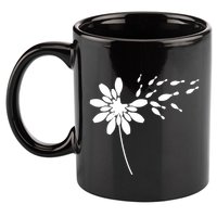 Dandelion Bowling Pin Gift For Bowling Player Bowling Gift 11oz C Handle Ceramic Mug