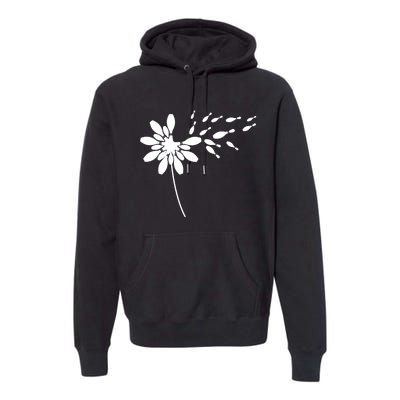 Dandelion Bowling Pin Gift For Bowling Player Bowling Gift Premium Hoodie