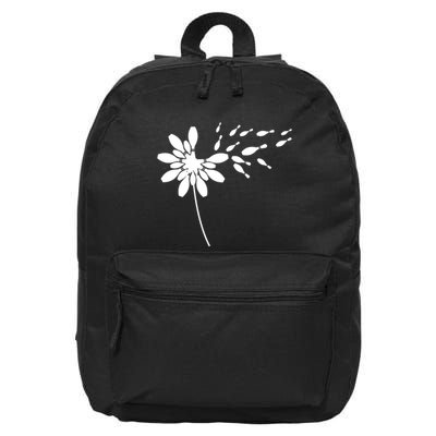 Dandelion Bowling Pin Gift For Bowling Player Bowling Gift 16 in Basic Backpack