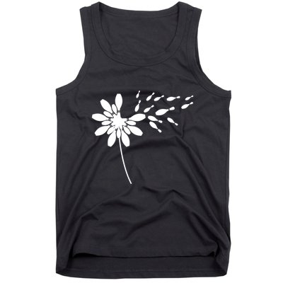 Dandelion Bowling Pin Gift For Bowling Player Bowling Gift Tank Top