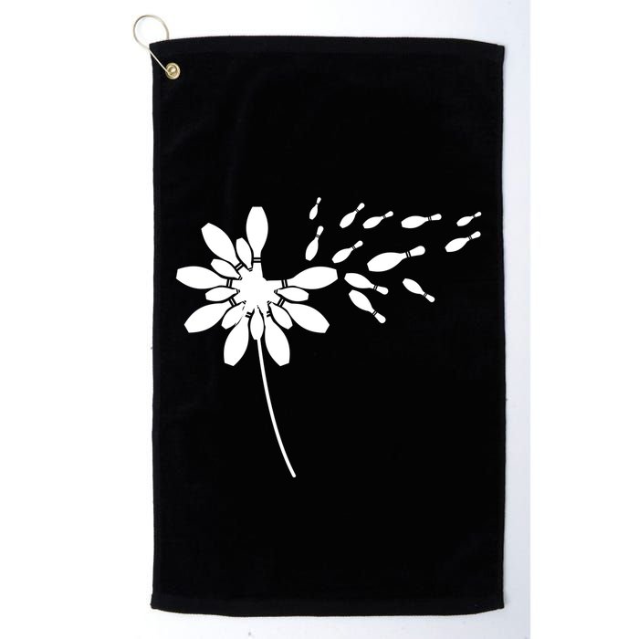 Dandelion Bowling Pin Gift For Bowling Player Bowling Gift Golf Towel