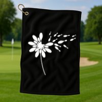 Dandelion Bowling Pin Gift For Bowling Player Bowling Gift Golf Towel