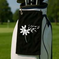 Dandelion Bowling Pin Gift For Bowling Player Bowling Gift Golf Towel