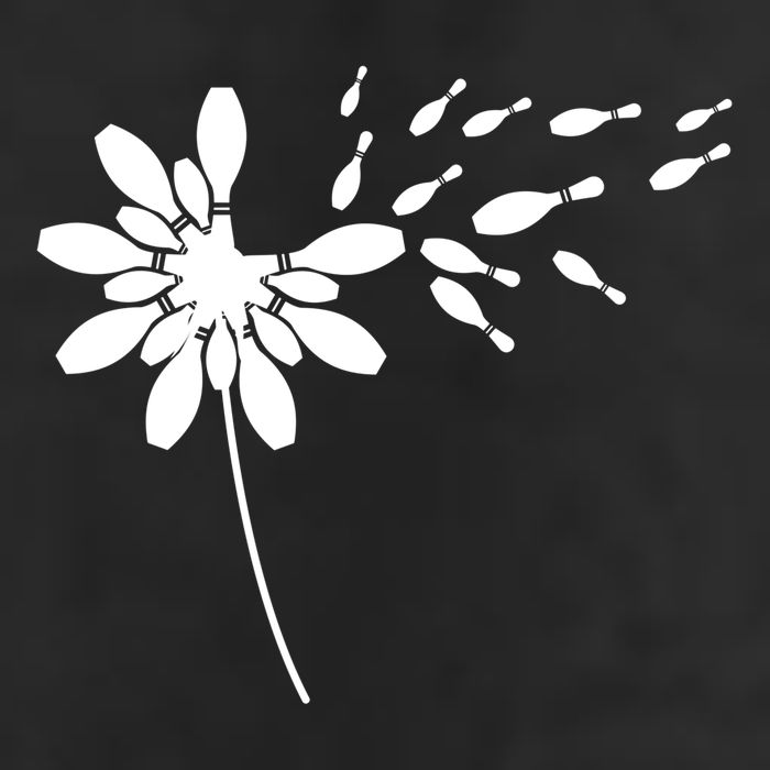 Dandelion Bowling Pin Gift For Bowling Player Bowling Gift Golf Towel