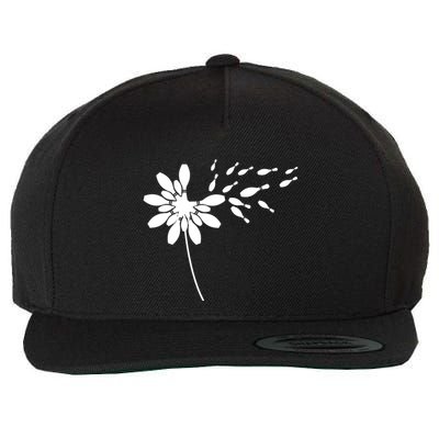 Dandelion Bowling Pin Gift For Bowling Player Bowling Gift Wool Snapback Cap