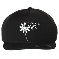 Dandelion Bowling Pin Gift For Bowling Player Bowling Gift Wool Snapback Cap