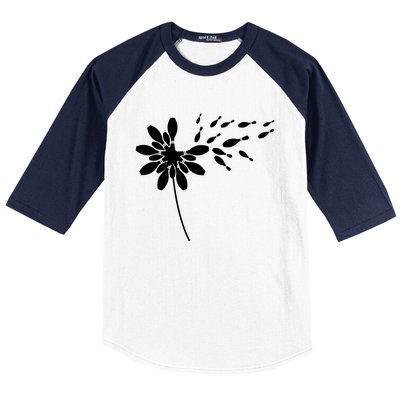 Dandelion Bowling Pin Gift For Bowling Player Bowling Gift Baseball Sleeve Shirt