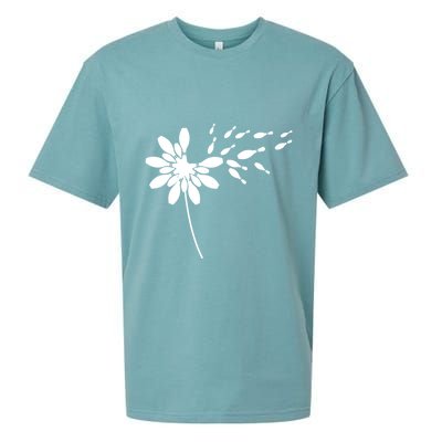 Dandelion Bowling Pin Gift For Bowling Player Bowling Gift Sueded Cloud Jersey T-Shirt