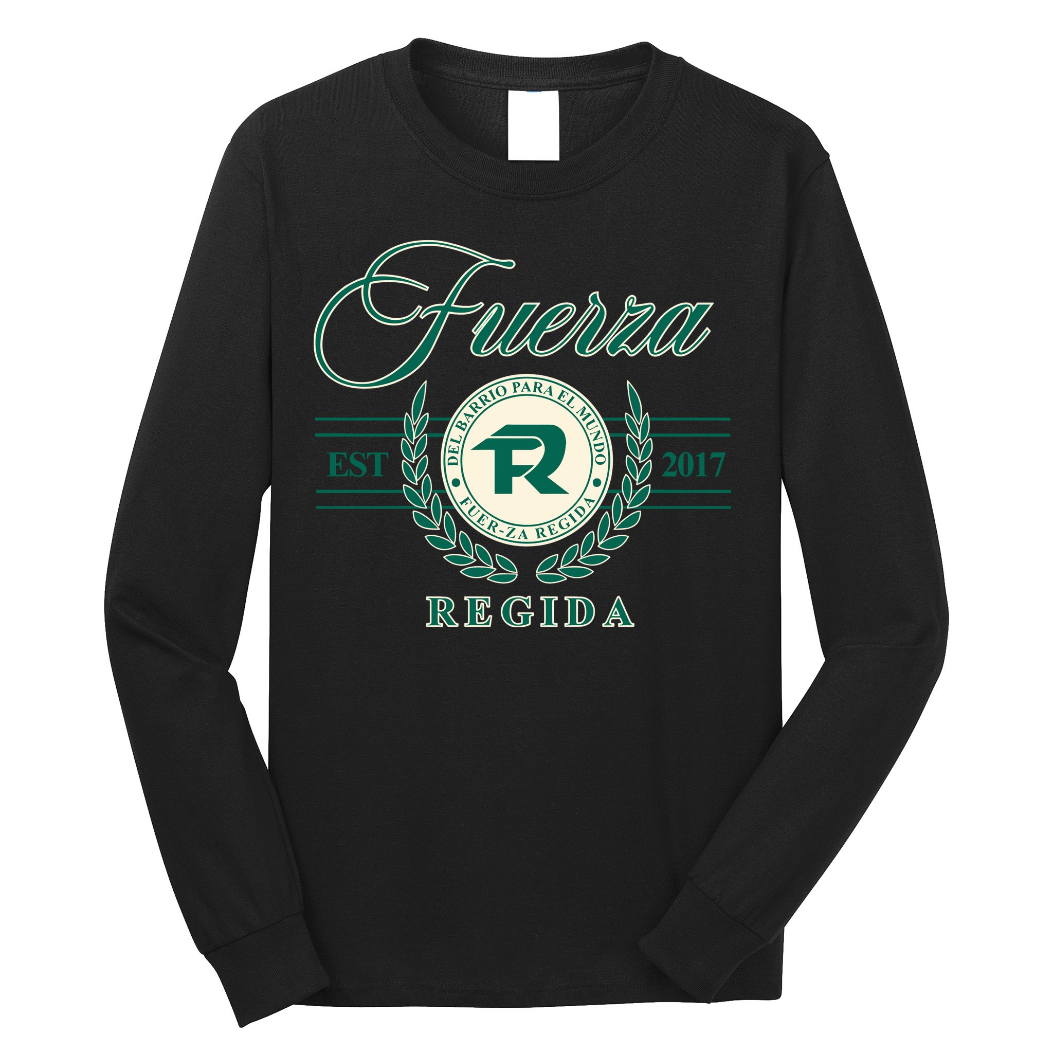 Del Barrio Para El Mundo Fuerza Regida Long Sleeve Shirt