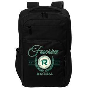 Del Barrio Para El Mundo Fuerza Regida Impact Tech Backpack