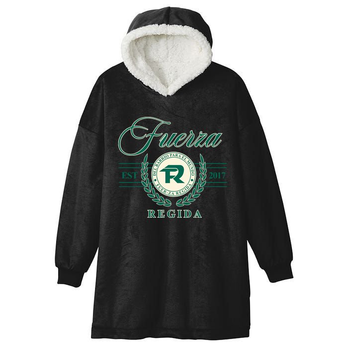 Del Barrio Para El Mundo Fuerza Regida Hooded Wearable Blanket