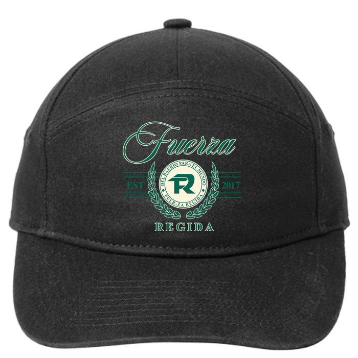 Del Barrio Para El Mundo Fuerza Regida 7-Panel Snapback Hat