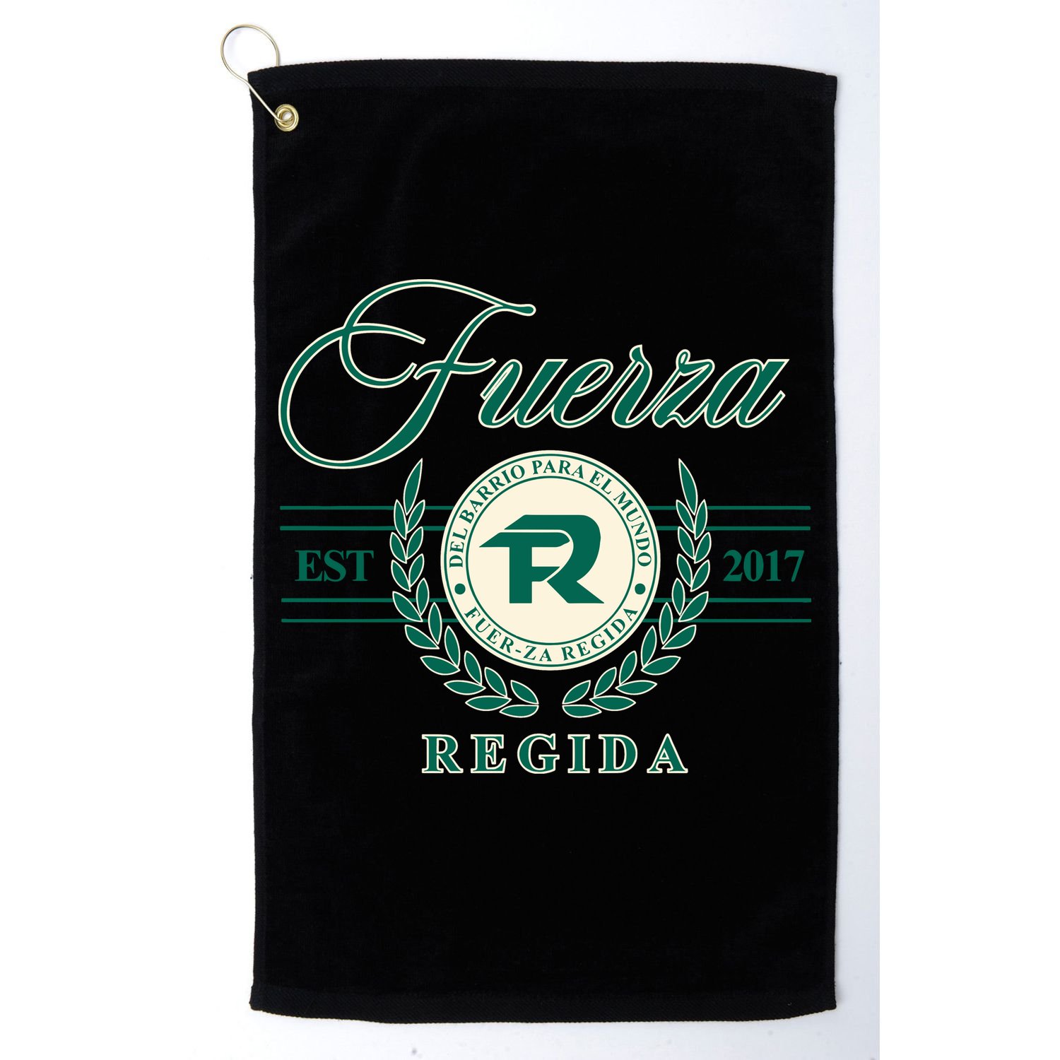Del Barrio Para El Mundo Fuerza Regida Golf Towel