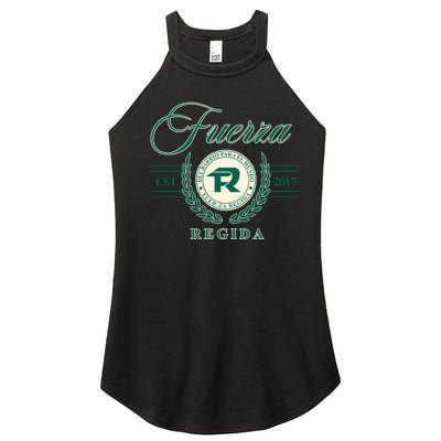 Del Barrio Para El Mundo Fuerza Regida Women’s Perfect Tri Rocker Tank