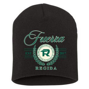 Del Barrio Para El Mundo Fuerza Regida Short Acrylic Beanie