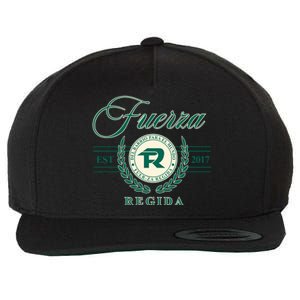 Del Barrio Para El Mundo Fuerza Regida Wool Snapback Cap