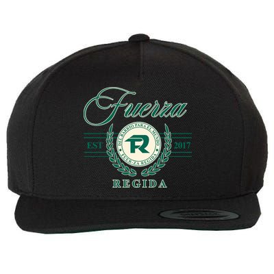 Del Barrio Para El Mundo Fuerza Regida Wool Snapback Cap