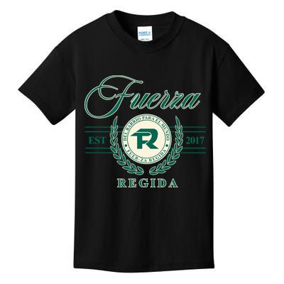 Del Barrio Para El Mundo Fuerza Regida Kids T-Shirt