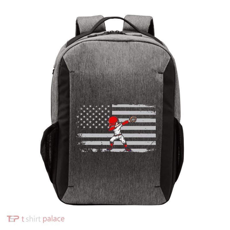 Dabbing Baseball Player 4th of July Baseballer Vector Backpack