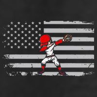 Dabbing Baseball Player 4th of July Baseballer Sport Athlete Cool Comfort Performance Bucket Hat