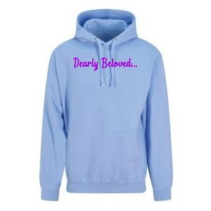 Dearly Beloved Purple 80s Retro Concert 1980S Unisex Surf Hoodie