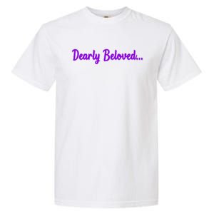 Dearly Beloved Purple 80s Retro Concert 1980S Garment-Dyed Heavyweight T-Shirt