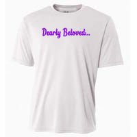 Dearly Beloved Purple 80s Retro Concert 1980S Cooling Performance Crew T-Shirt