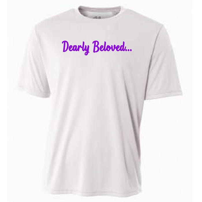 Dearly Beloved Purple 80s Retro Concert 1980S Cooling Performance Crew T-Shirt