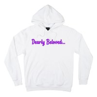 Dearly Beloved Purple 80s Retro Concert 1980S Hoodie