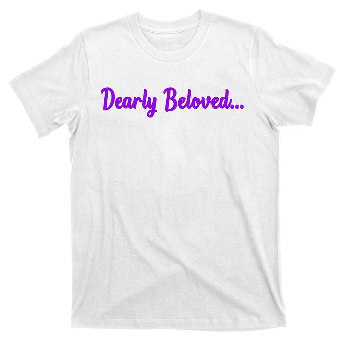 Dearly Beloved Purple 80s Retro Concert 1980S T-Shirt