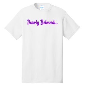 Dearly Beloved Purple 80s Retro Concert 1980S Tall T-Shirt