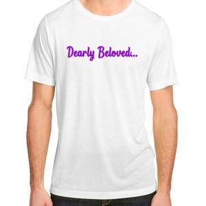 Dearly Beloved Purple 80s Retro Concert 1980S Adult ChromaSoft Performance T-Shirt