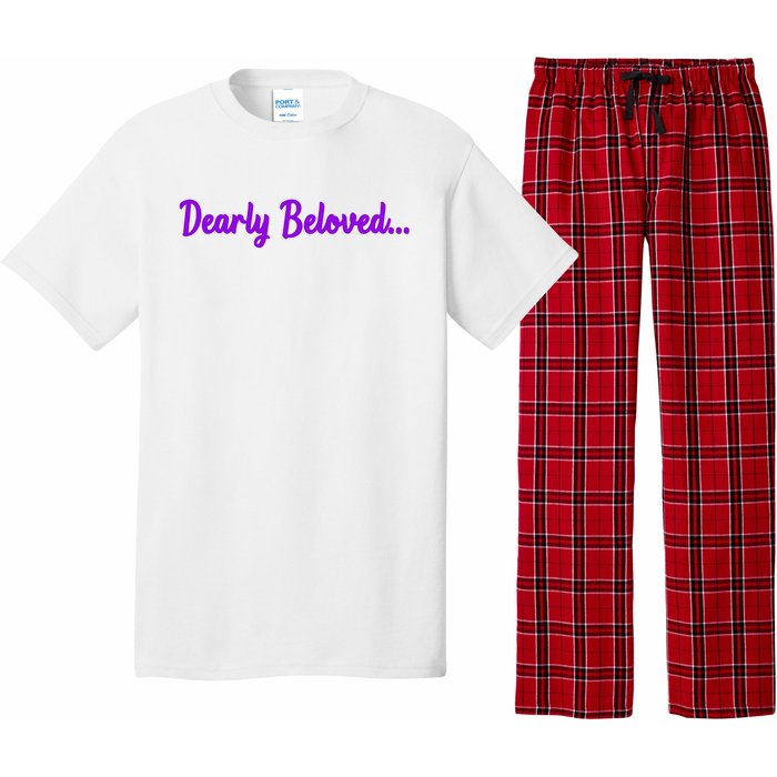 Dearly Beloved Purple 80s Retro Concert 1980S Pajama Set