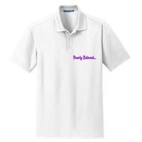 Dearly Beloved Purple 80s Retro Concert 1980S Dry Zone Grid Polo