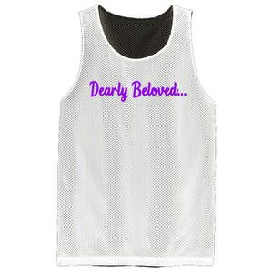 Dearly Beloved Purple 80s Retro Concert 1980S Mesh Reversible Basketball Jersey Tank