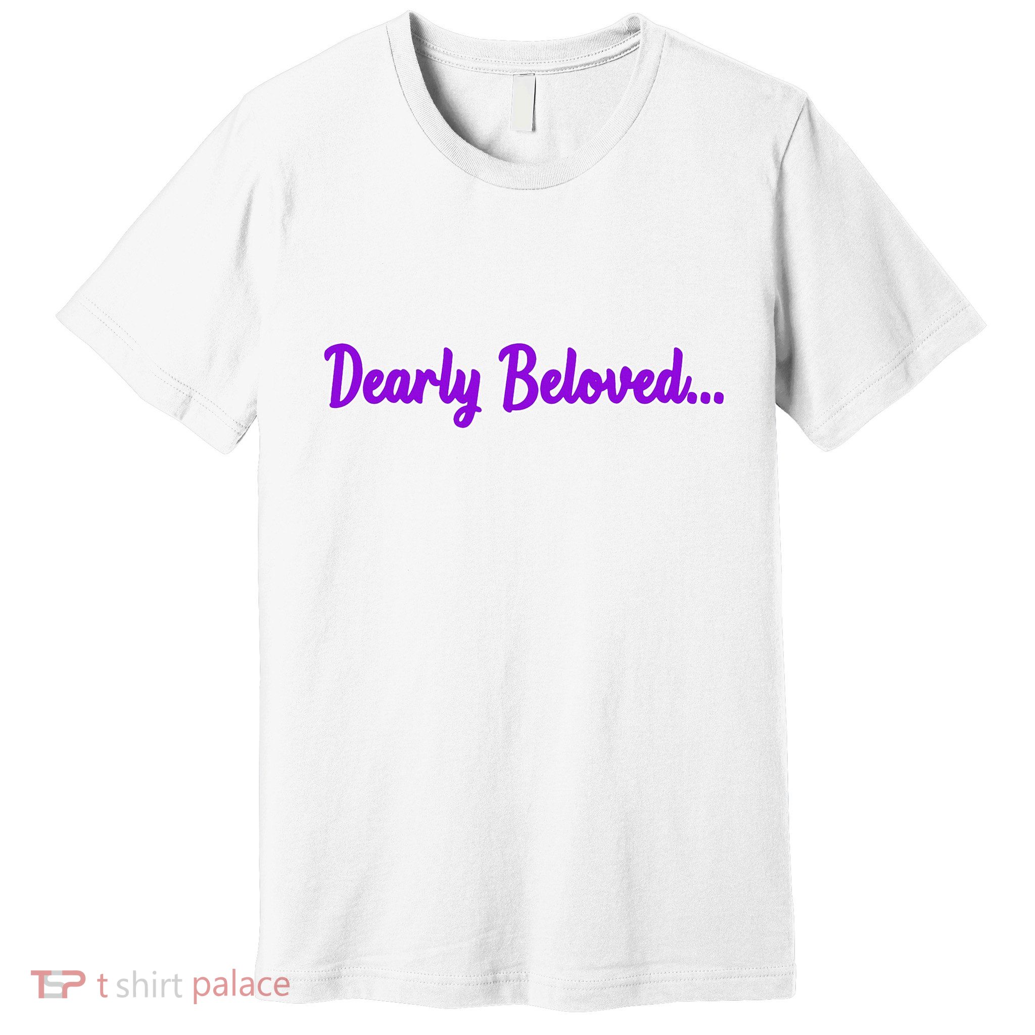Dearly Beloved Purple 80s Retro Concert 1980S Premium T-Shirt