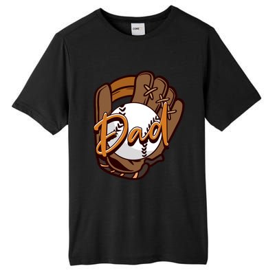 Dad Baseball Players Pitcher Father's Day Great Gift Tall Fusion ChromaSoft Performance T-Shirt