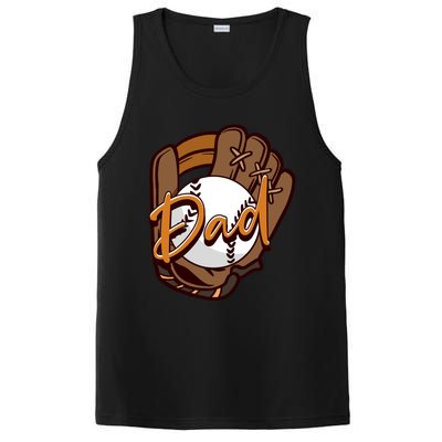 Dad Baseball Players Pitcher Father's Day Great Gift PosiCharge Competitor Tank