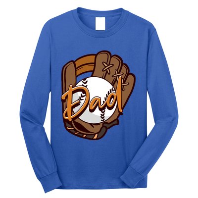 Dad Baseball Players Pitcher Father's Day Great Gift Long Sleeve Shirt