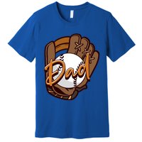 Dad Baseball Players Pitcher Father's Day Great Gift Premium T-Shirt