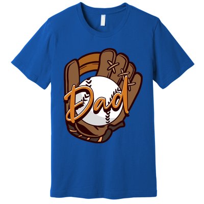 Dad Baseball Players Pitcher Father's Day Great Gift Premium T-Shirt