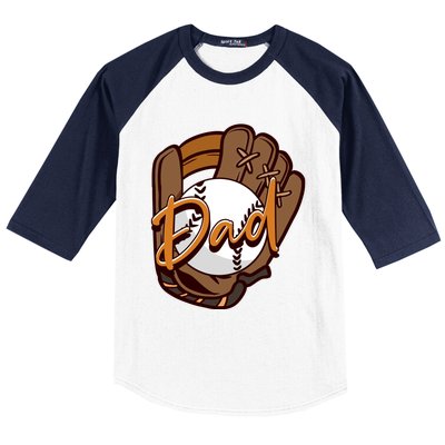 Dad Baseball Players Pitcher Father's Day Great Gift Baseball Sleeve Shirt