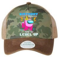 Disstressed Birthday Princess Among With Us Time To Level Up Legacy Tie Dye Trucker Hat