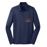 Don't Be Part Of The Problem, Be The Entire Problem Silk Touch Performance Long Sleeve Polo