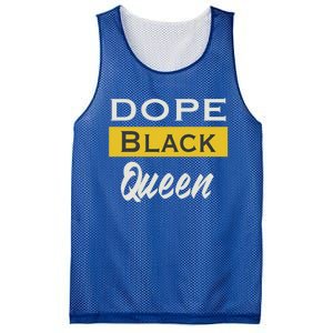 Dope Black Queen Great Gift Mother's Day Dope Black Mom Gift Mesh Reversible Basketball Jersey Tank