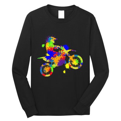 Dirt Bike Rider Motocross Enduro Dirt Biking Long Sleeve Shirt