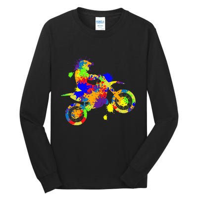 Dirt Bike Rider Motocross Enduro Dirt Biking Tall Long Sleeve T-Shirt