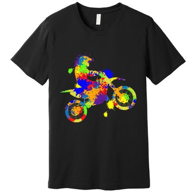 Dirt Bike Rider Motocross Enduro Dirt Biking Premium T-Shirt