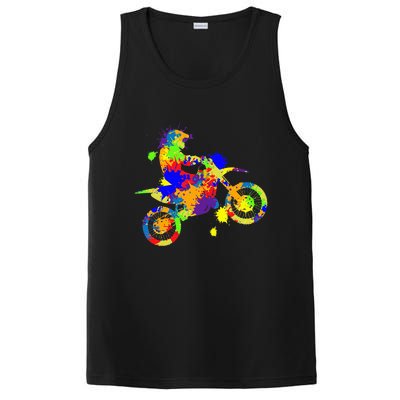 Dirt Bike Rider Motocross Enduro Dirt Biking PosiCharge Competitor Tank